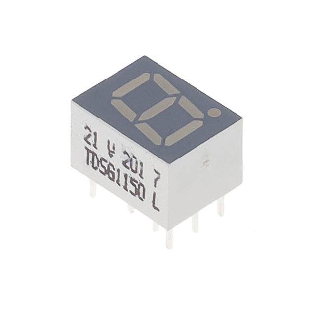 TDSG1150 Vishay Semiconductor Opto Division  Modules d'affichage - Caractères et chiffres à LED